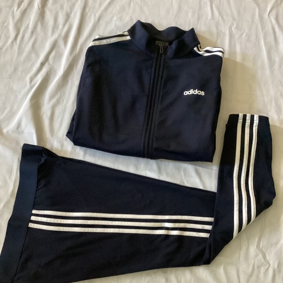 ADIDAS Zip Jacket & Track Leggings Pant (Size: Jacket = XL) Track Pants= L) NWOT - Picture 15 of 15